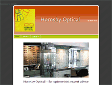 Tablet Screenshot of hornsbyoptical.com